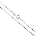 Strieborný reťazec Venezie 1 mm