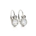 Strieborné náušnice so zirkónmi