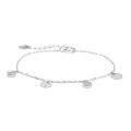 Strieborný náramok so zirkónmi
