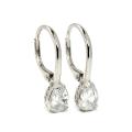 Strieborné náušnice so zirkónmi