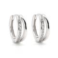 Strieborné náušnice so zirkónmi