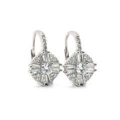 Strieborné náušnice so zirkónmi