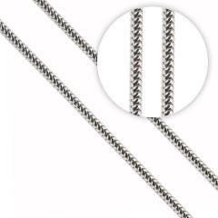 Strieborný reťaz okrúhly - struna 1,3 mm