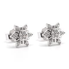 Strieborné náušnice so zirkónmi