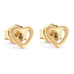 Strieborné srdiečka náušnice