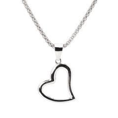 Strieborný prívesok srdce