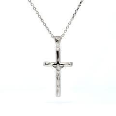 Strieborný prívesok krížik