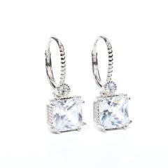Strieborné náušnice so zirkónmi