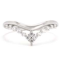 Strieborný prsteň so zirkónmi