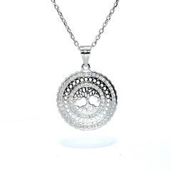 Strieborný prívesok strom života so zirkónmi