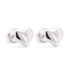 Strieborné náušnice so zirkónmi