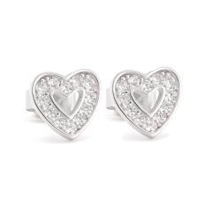 Strieborné náušnice so zirkónmi