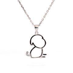 Strieborný prívesok pes so zirkónmi