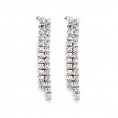 Strieborné náušnice so zirkónmi
