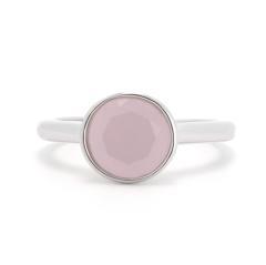 Strieborný prsteň s ruženinom