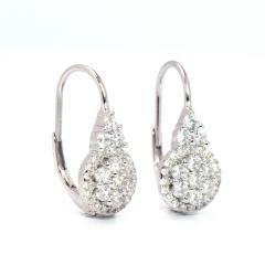 Strieborné náušnice so zirkónmi