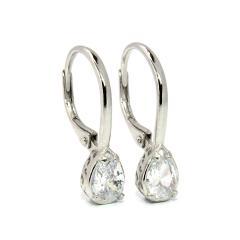 Strieborné náušnice so zirkónmi