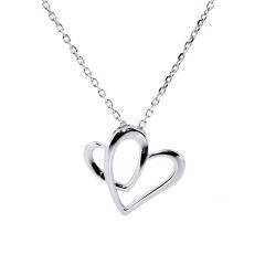 Strieborný prívesok srdce